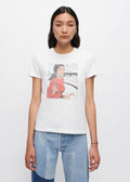 70's Loose Tee Champagne (White)