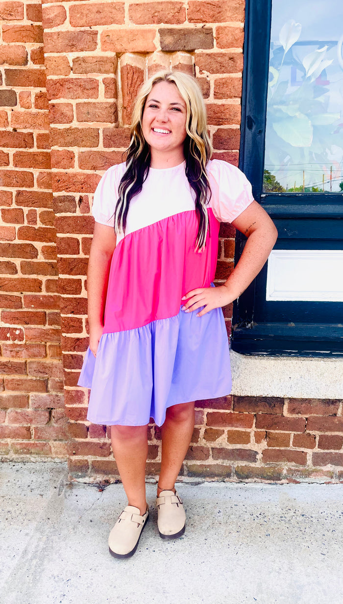 Color Block Dress