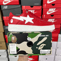 A Bathing Ape Bapesta Motif Red/White