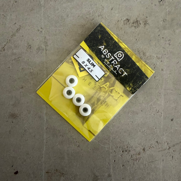 Abstract white wheels