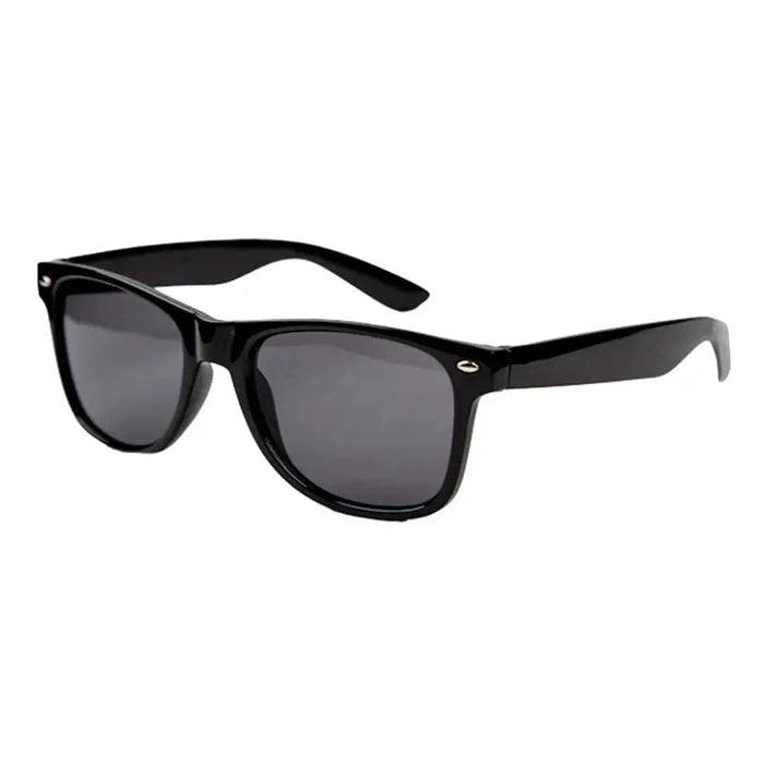 Black frame Wayfarer style sunglasses fro fancy dress costumes