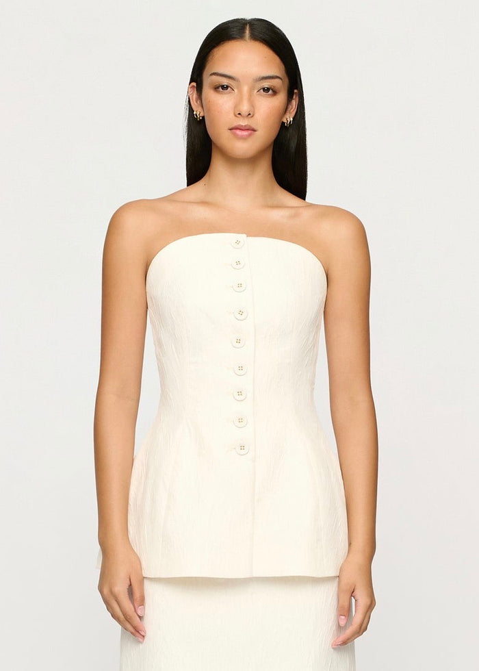 Albedo Top (Vanilla Jacquard)