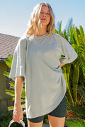 mint oversized lounge tee