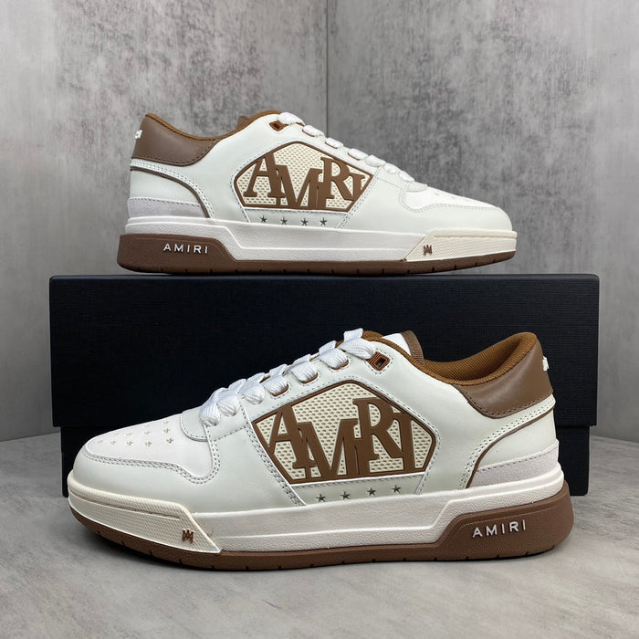 AMIRI Classic Low Brown White