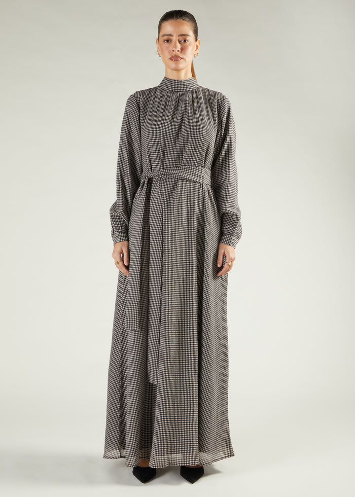 Argyle Maxi Dress
