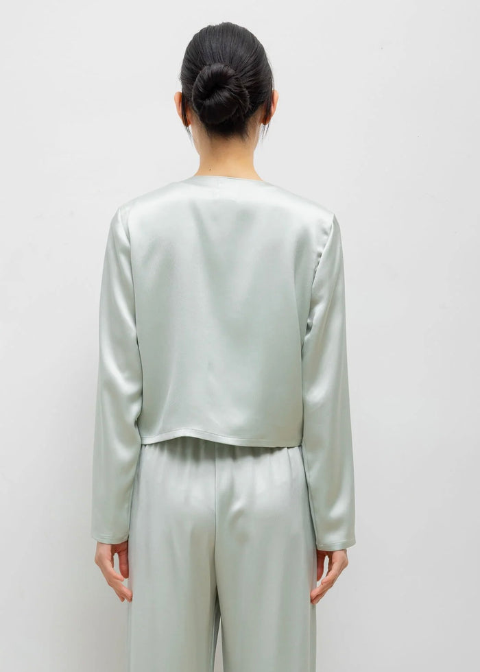 Barb Crew Cardigan (Watercress)