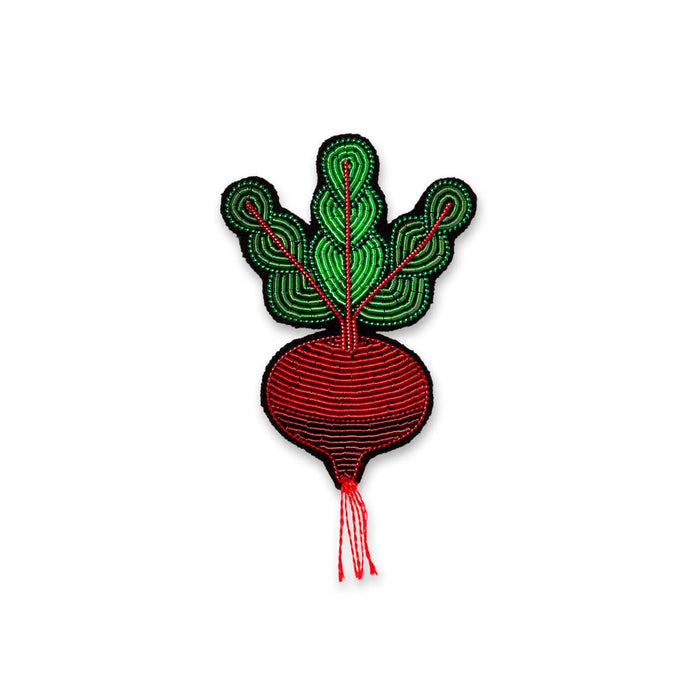 Beetroot brooch