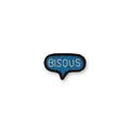 Blue Bisous Brooch