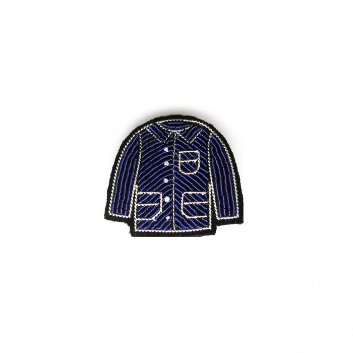 Blue Coat Brooch