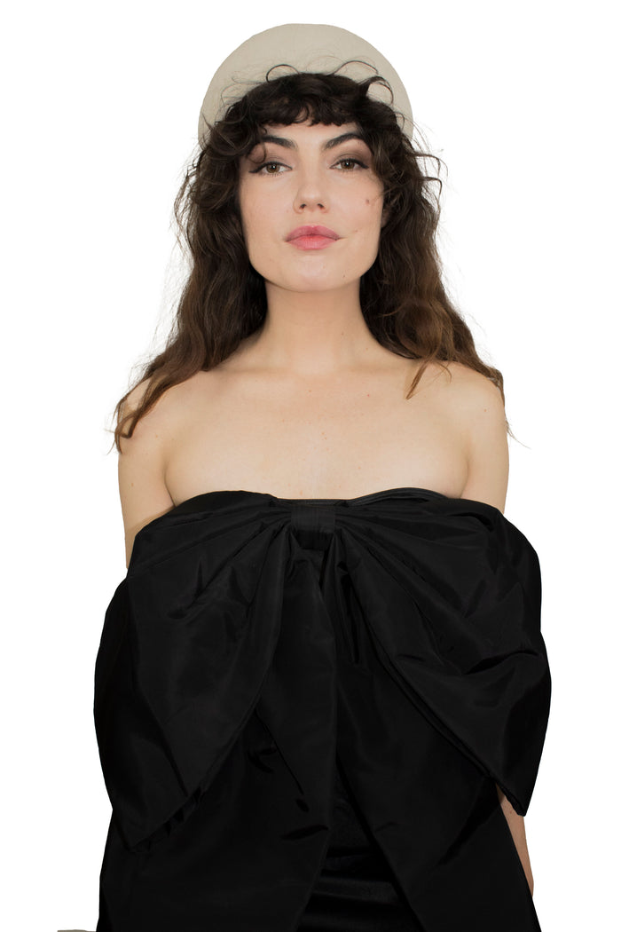 BONNIE BERET in BONE