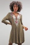Caite JOJO Dress With Embroidery