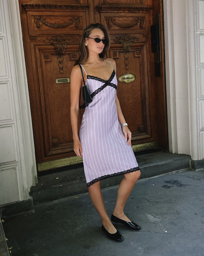 Lavender/White