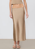 Camile Ankle Skirt (Taupe)