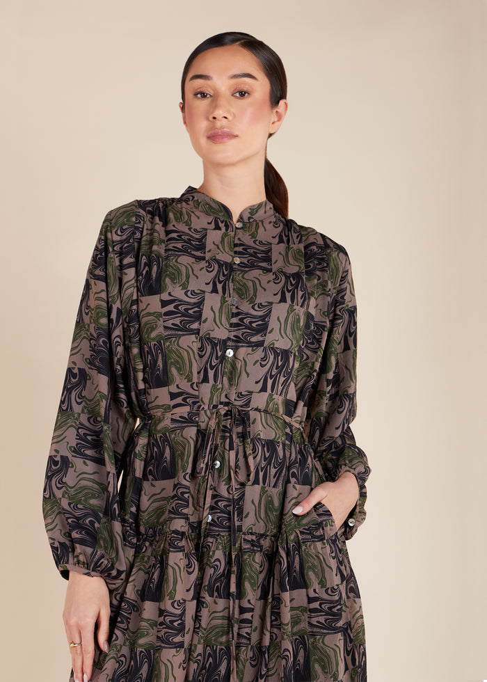 Camo Tiered Maxi - Final Sale
