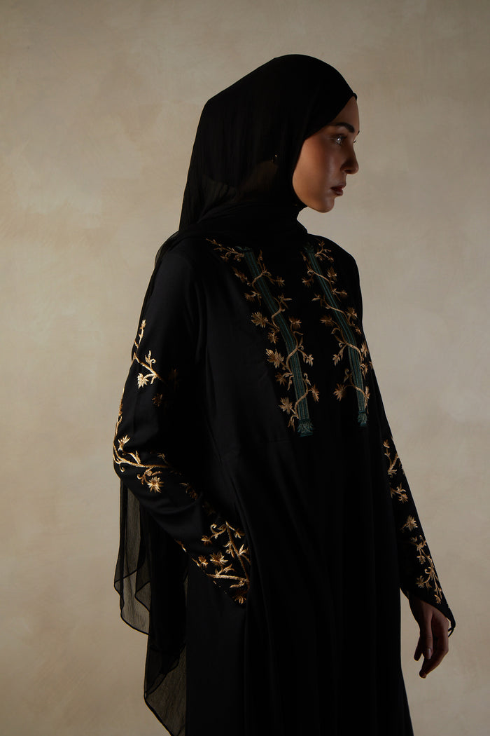 Chanini Abaya Black