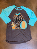Crazy Train Cheetah Pumpkin T Shirt