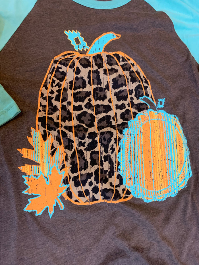 Crazy Train Cheetah Pumpkin T Shirt