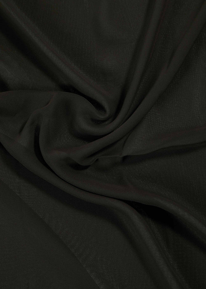 Dark Brown Chiffon Hijab