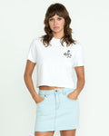 Dial Crop Short Sleeve Tee