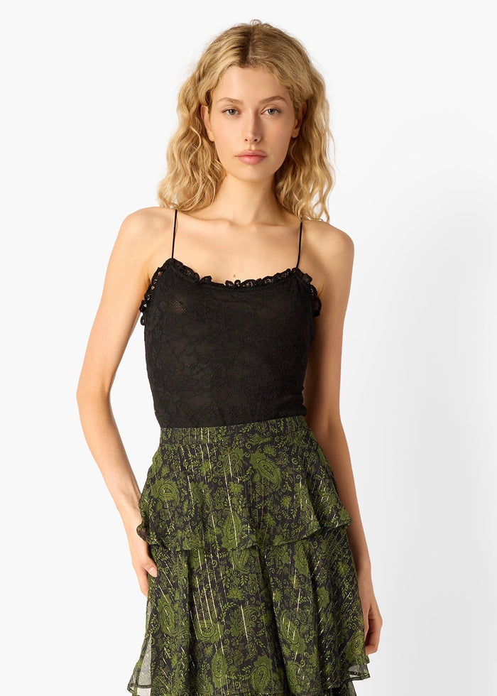 Dolores Lace Bodysuit (Black)