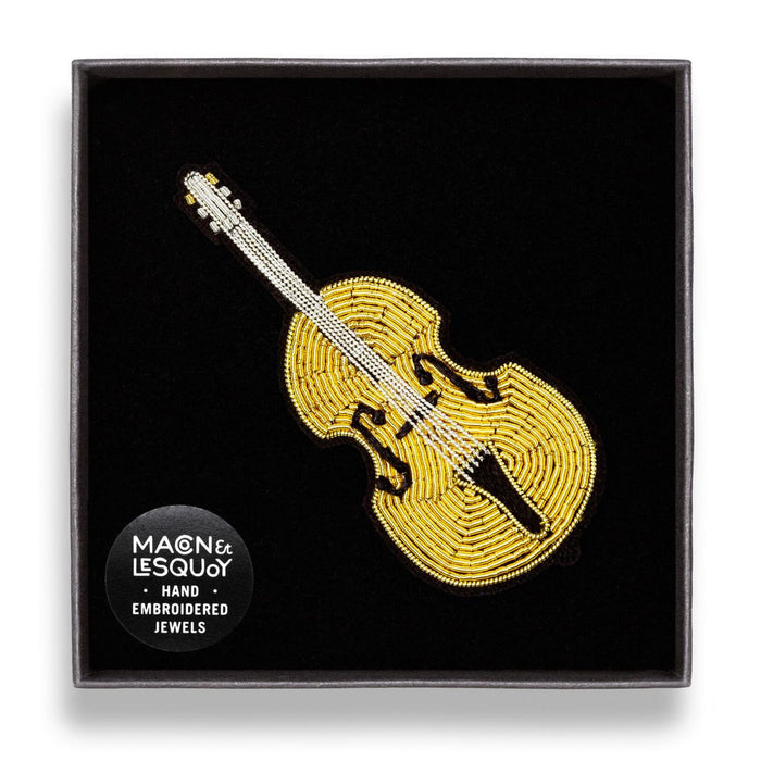 Double Bass Brooch
