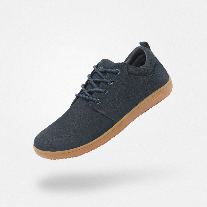 barefoot office shoes wide toe box professional flexible zero drop 4mm sole Dream Ⅰ Blue adult Saguaro