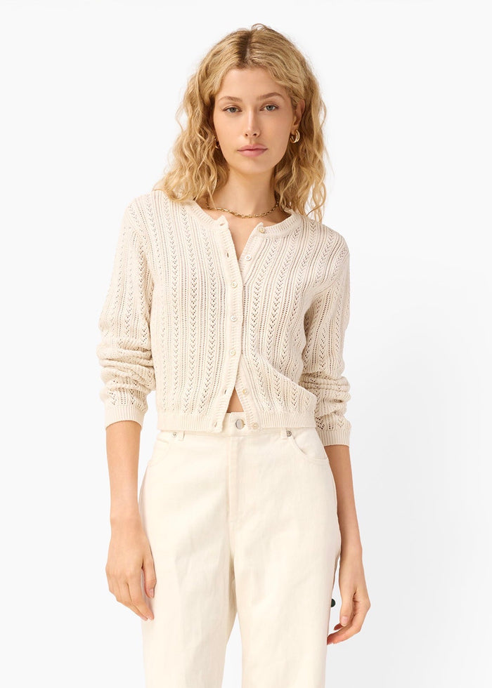 Dresden Cardigan (Macadamia)