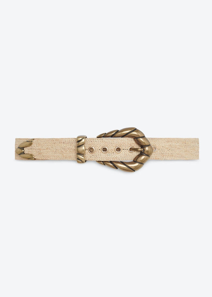 Embella Raffia Belt (Natural)