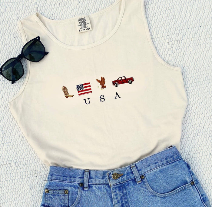 Embroidered 4th Tank