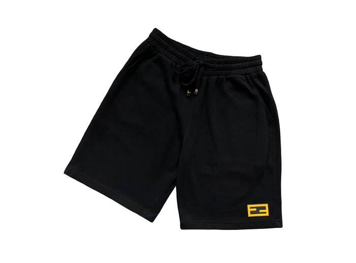 Fendi Square Shorts Black