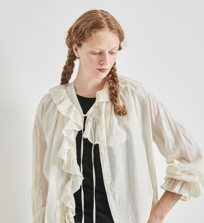 Frilled Blouse in Kinari VC2725