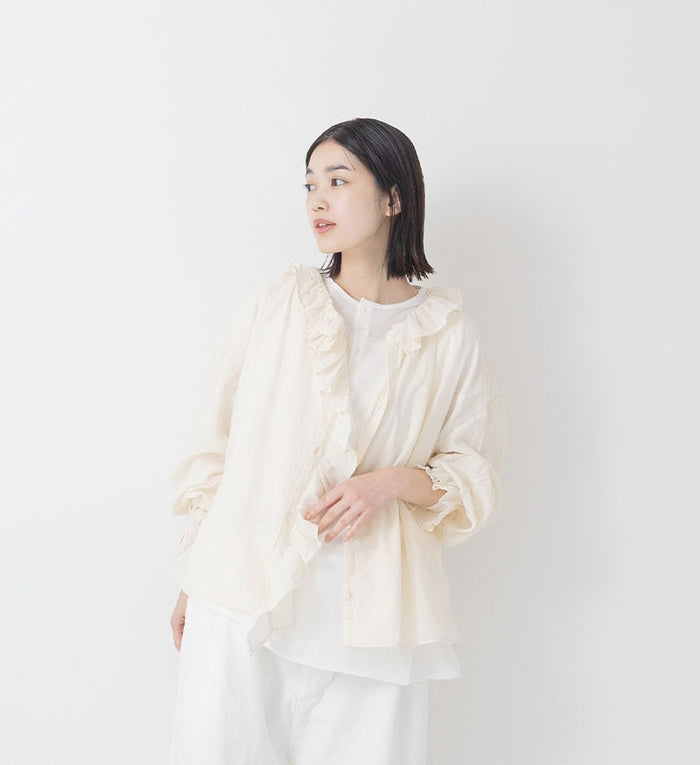 Frilled Blouse in Kinari VC2725