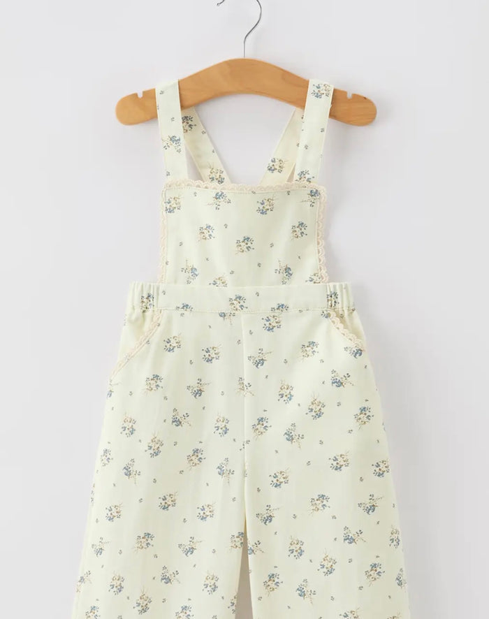 Girls Floral Jumpsuit