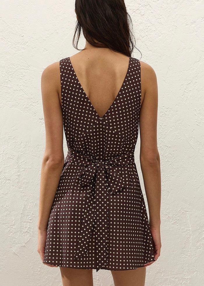 Graciela Mini Dress (Polkadot)