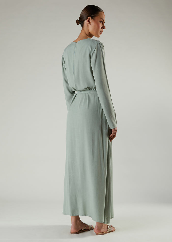 Green Tea Cowl Abaya