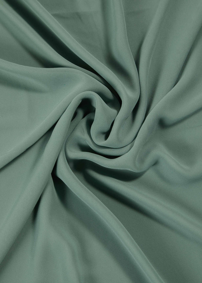 Grey Sage Chiffon Hijab