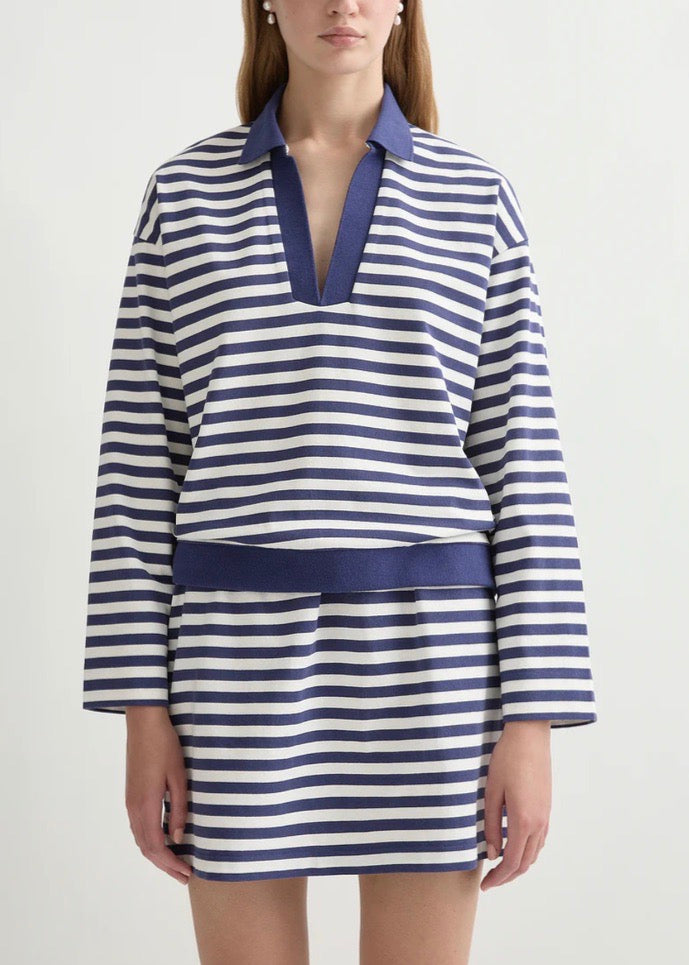 Haisley Jumper (Navy Stripe)
