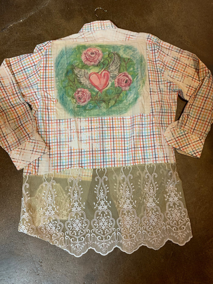 Hand Painted Hearts Shirts