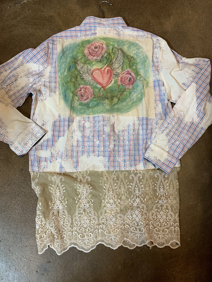 Hand Painted Hearts Shirts