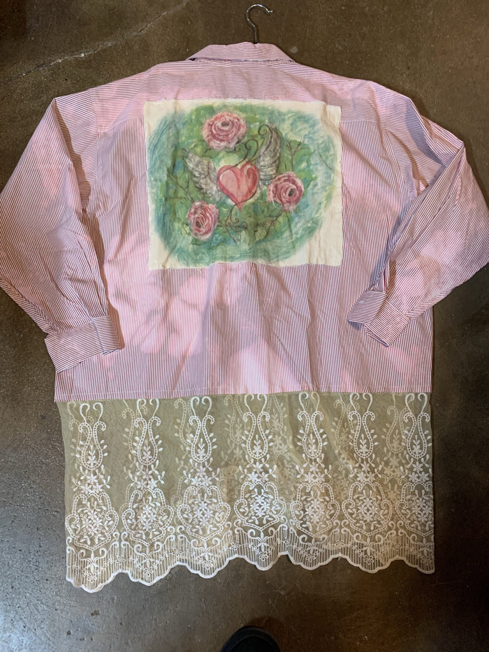 Hand Painted Hearts Shirts