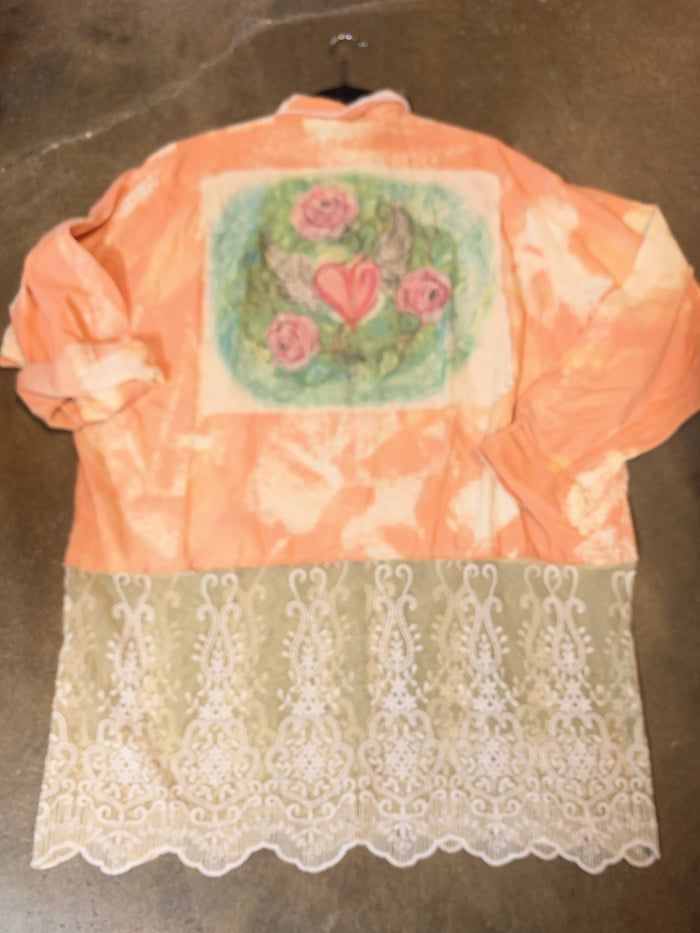 Hand Painted Hearts Shirts
