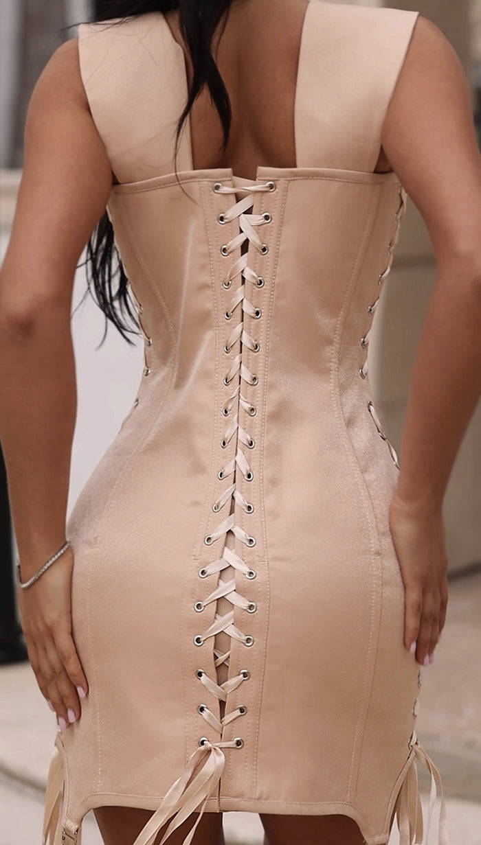 Handmade Corset Dress – Waist Shaping Bodycon Dress | Custom Made