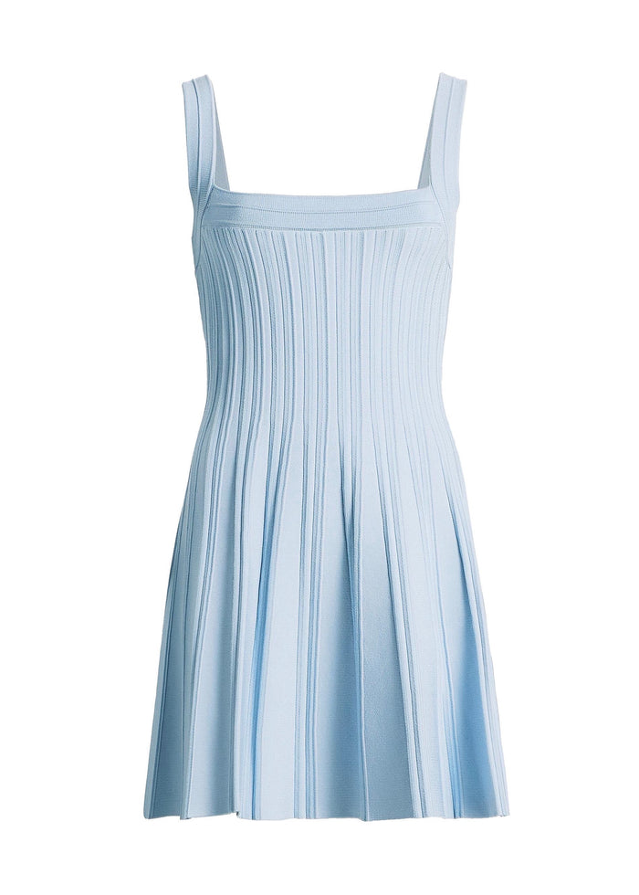 Indie Knit Mini Dress (Tidepool)