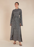 Ink Splash Floral Maxi - Final Sale