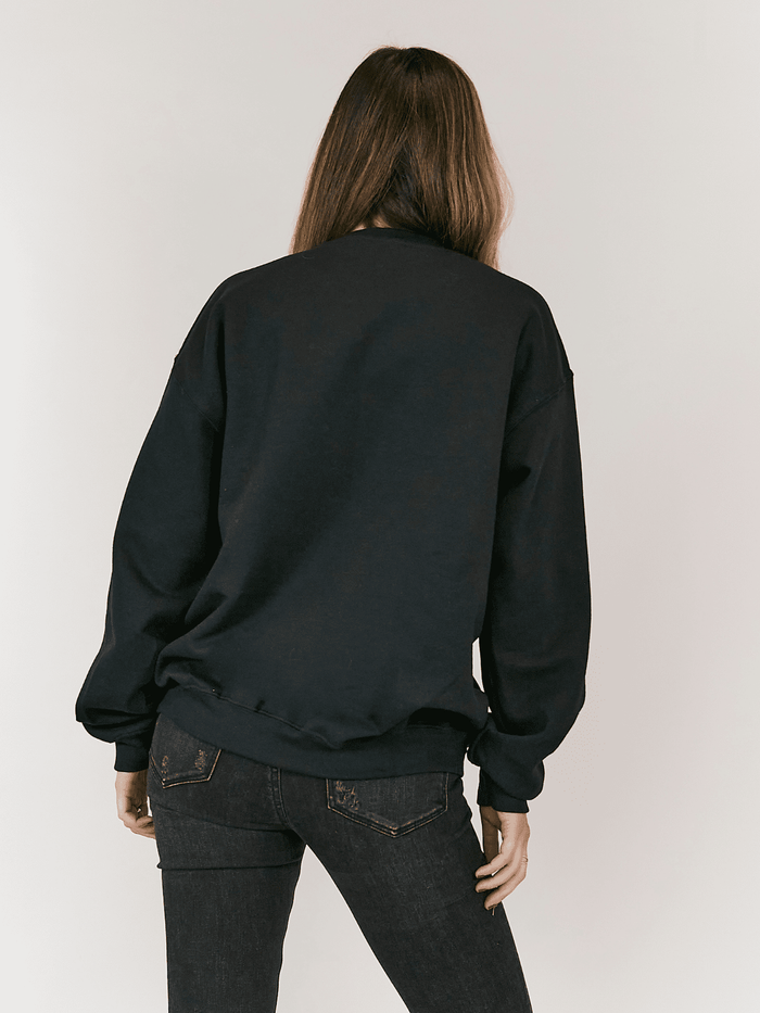 Kai Personalised Round Neck Star Sweater / Black - Style Cheat