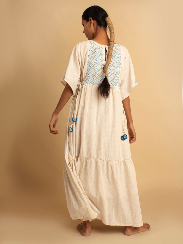Kaira Dress - Beige - OurDve
