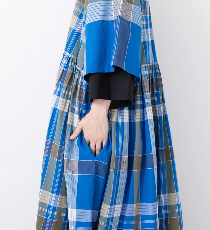 Khadi Check Dress VC2746