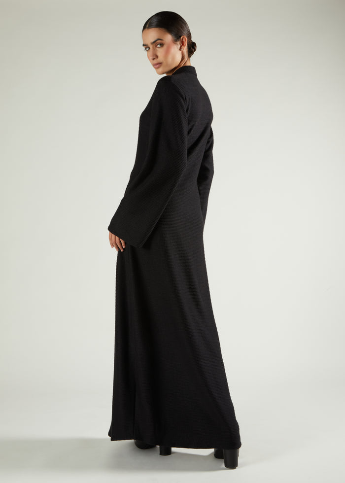 Knitted Abaya Black - Final Sale