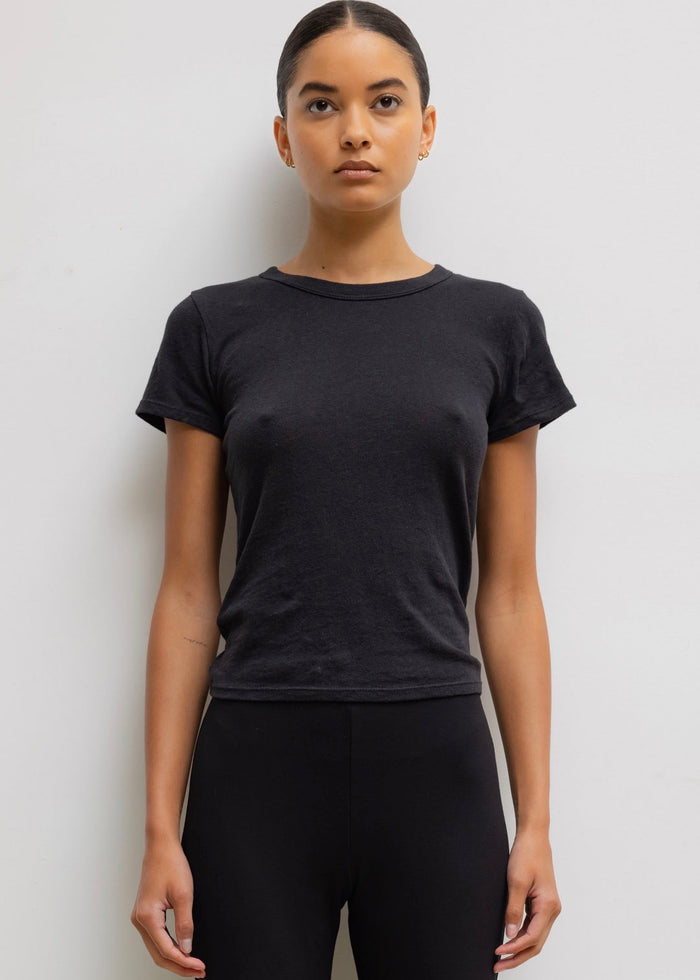 Laura Slim Fit Tee (Black)