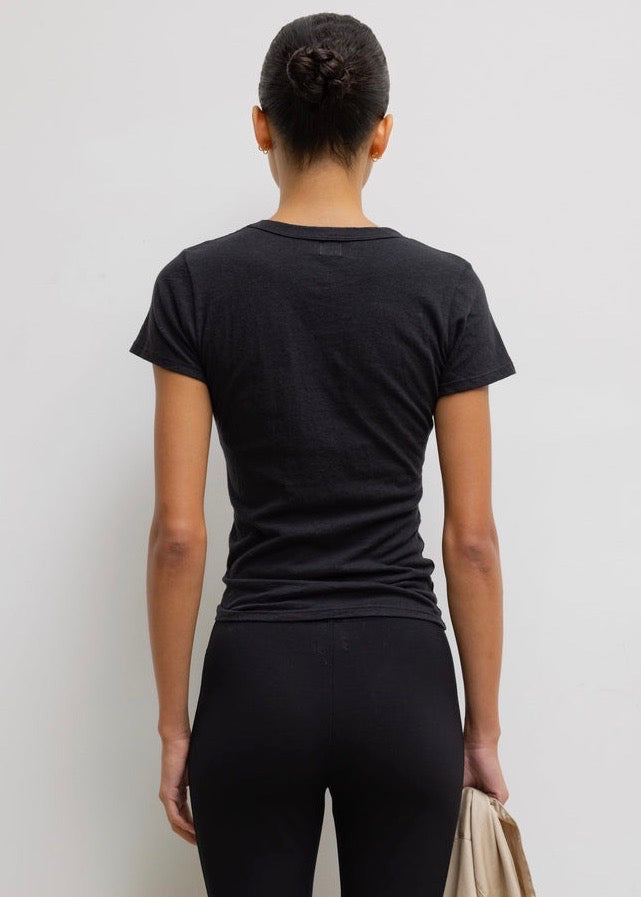 Laura Slim Fit Tee (Black)